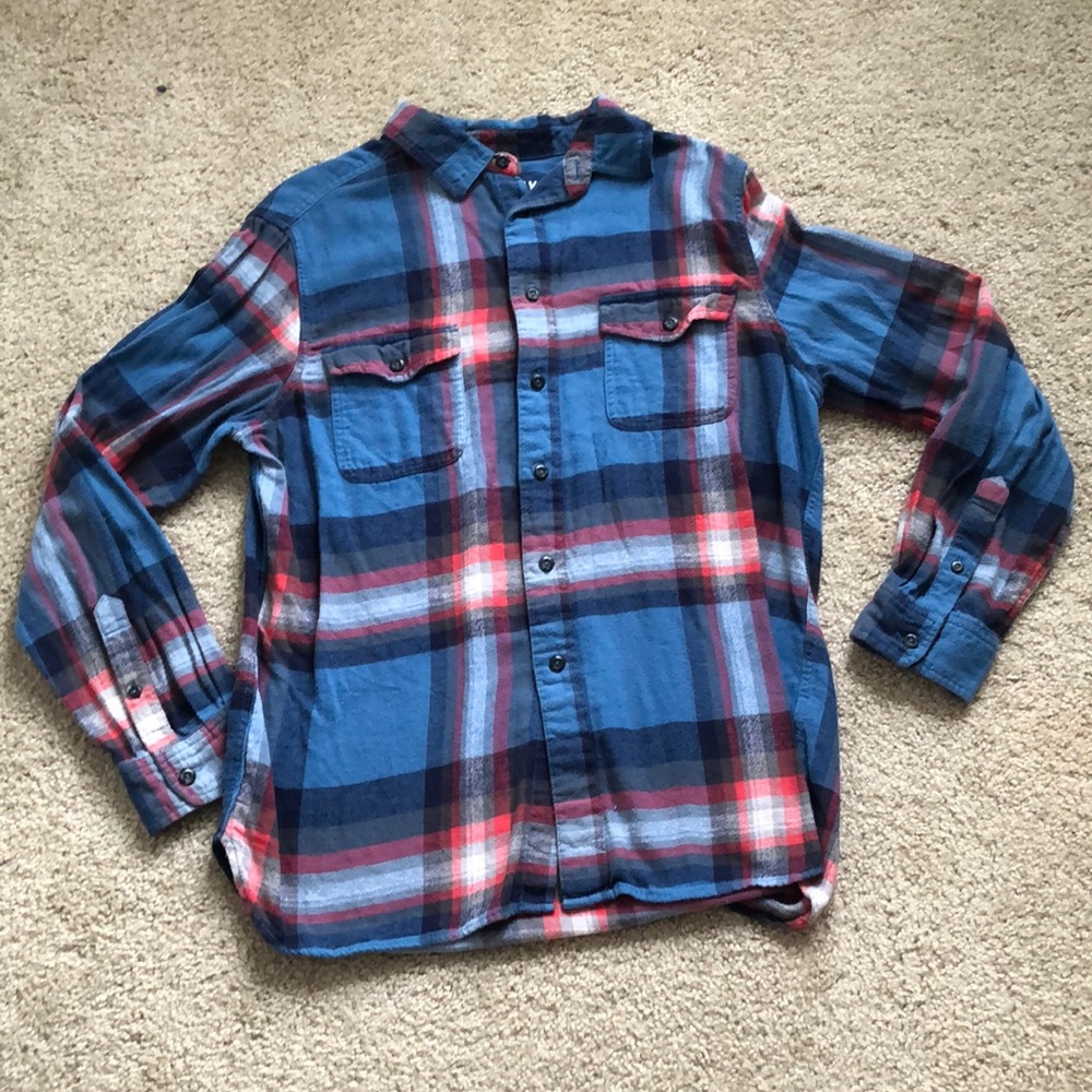 Men’s flannel button down shirt